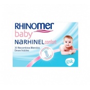 Aspirador nasal rhinomer baby 20 recambios blandos desechables