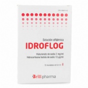 Idroflog solucion oftalmica (15 monodosis 0,5 ml)
