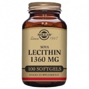Solgar lecitina de soja  1360 mg 100 capsulas blandas