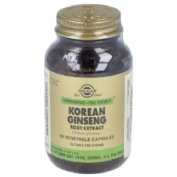 Solgar ginseng coreano extracto de raiz  60 capsulas vegetales