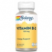 Solaray vit b2 100 mg 100 vegcaps