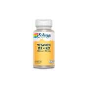 Solaray vitamina d3 & k2 mk7 120cap
