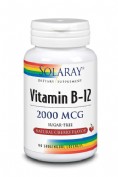 Solaray vit b12 2000 mcg 90 comp subling