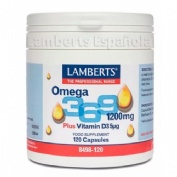 Lamberts 8498-120 omega 3-6-9 + vit d3 120 caps