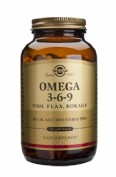 Solgar omega 3-6-9 aceites de pescado lino y bor