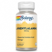 Solaray l-phenylalanine 500 mg 60 vegcap