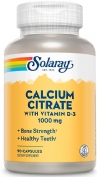 Solaray calcio cit 1000 mg vit d3 90