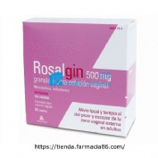 ROSALGIN 500 mg GRANULADO PARA SOLUCION VAGINAL, 20 sobres