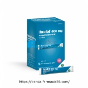IBUDOL 400 MG SUSPENSION ORAL , 20 sobres