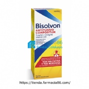 BISOLVON ANTITUSIVO COMPOSITUM 3 mg/ml + 1,5 mg/ml SOLUCION ORAL , 1 frasco de 200 ml