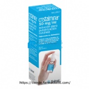 CRISTALMINA 10 mg/ml SOLUCION PARA PULVERIZACION CUTANEA, 1 frasco de 25 ml