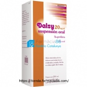 DALSY 20 mg/ml SUSPENSION ORAL , 1 frasco de 150 ml
