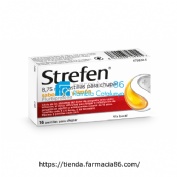 STREFEN 8,75 mg PASTILLAS PARA CHUPAR SABOR MIEL Y LIMON, 16 pastillas