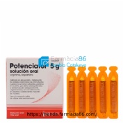 POTENCIATOR 5 g SOLUCION ORAL , 20 ampollas bebibles de 10 ml