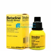 BETADINE 100 MG/ML SOLUCIÓN CUTÁNEA , 1 frasco de 50 ml