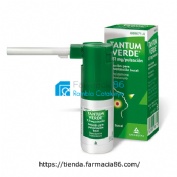 TANTUM VERDE 0,51 MG/PULSACION SOLUCION PARA PULVERIZACION BUCAL , frasco de 15 ml