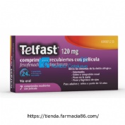 TELFAST 120 mg COMPRIMIDOS RECUBIERTOS CON PELICULA , 7 comprimidos