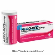 AERO RED 40 mg COMPRIMIDOS MASTICABLES , 100 comprimidos