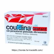 COULDINA INSTANT CON PARACETAMOL GRANULADO EFERVESCENTE , 20 sobres