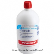 AGUA OXIGENADA FORET 3 %  solución cutánea y concentrado para solución bucal  , 1 frasco de 1.000 ml