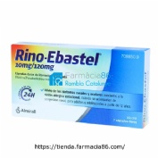 RINO-EBASTEL 10 mg/120 mg CAPSULAS DURAS DE LIBERACION MODIFICADA , 7 cápsulas
