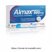 ALMAX 500 mg COMPRIMIDOS MASTICABLES,48 comprimidos