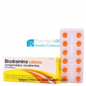 BIODRAMINA CAFEINA COMPRIMIDOS RECUBIERTOS , 12 comprimidos