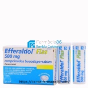 EFFERALDOL FLAS 500 MG COMPRIMIDOS BUCODISPERSABLES, 16 comprimidos (8 + 8)