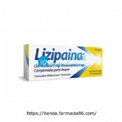 LIZIPAINA CLORHEXIDINA 5 MG/BENZOCAINA 2,5 MG COMPRIMIDOS PARA CHUPAR ,20 comprimidos