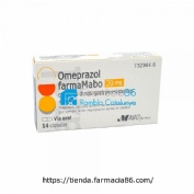 OMEPRAZOL FARMAMABO 20 MG CAPSULAS DURAS GASTRORRESISTENTES, 14 cápsulas