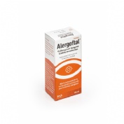 ALERGOFTAL 0,25 mg/ml+ 5 mg/ml COLIRIO EN SOLUCION , 1 frasco de 10 ml