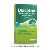 DULCOLAX BISACODILO 10 MG SUPOSITORIOS, 6 supositorios