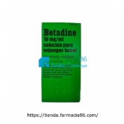 BETADINE 10 MG/ML SOLUCION PARA ENJUAGUE BUCAL, 1 frasco de 200 ml