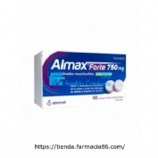 ALMAX FORTE 750 MG COMPRIMIDOS MASTICABLES SABOR MENTA, 48 comprimidos