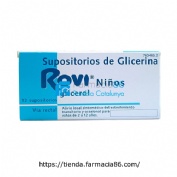 SUPOSITORIOS DE GLICERINA ROVI NIÑOS, 12 supositorios