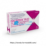 DALSYDOL DUO 500 MG/200 MG COMPRIMIDOS RECUBIERTOS CON PELICULA, 20 comprimidos