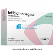 INTIBIOTICS VAGINAL 100.000.000 UFC CAPSULAS VAGINALES DURAS, 6 cápsulas