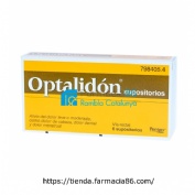 OPTALIDON 500 MG/75MG SUPOSITORIOS  , 6 supositorios