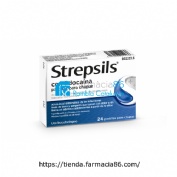 STREPSILS CON LIDOCAINA PASTILLAS PARA CHUPAR , 24 pastillas