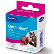 Esparadrapo hipoalergico - omniplast tejido resistente (1 unidad 5 m x 2,5 cm)