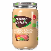Nutriben ecopotitos verduras de la huerta - con ternera ecologica (1 envase 235 g)