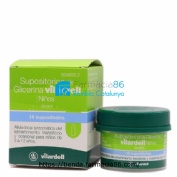 SUPOSITORIOS DE GLICERINA VILARDELL NIÑOS, 18 supositorios