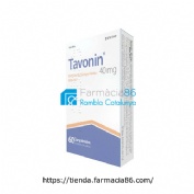 TAVONIN  40 MG COMPRIMIDOS RECUBIERTOS CON PELICULA , 60 comprimidos