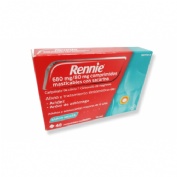 RENNIE  680 MG/80 MG COMPRIMIDOS MASTICABLES CON SACARINA , 48 comprimidos