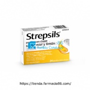 STREPSILS PASTILLAS PARA CHUPAR SABOR MIEL Y LIMON , 24 pastillas
