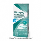 RHINOSPRAY EUCALIPTUS 1,18 mg/ ml SOLUCION PARA PULVERIZACION NASAL , 1 envase pulverizador de 10 ml