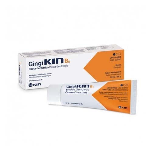 Gingikin b5 pasta dental (1 tubo 75 ml sabor menta suave)