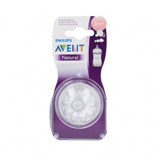 Tetina natural flujo variable - philips avent (+3 meses scf 655/ 27)
