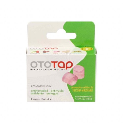Tapones oidos silicona - ototap (6 unidades)