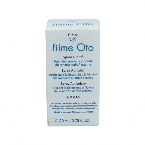 Filme oto spray auricular para detersion (1 spray 20 ml)